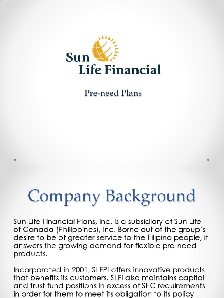 Pre Need Plans PDF Insurance Pension