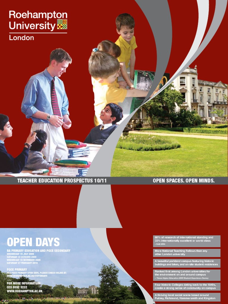 Roehampton University PGCE Overview | PDF | Teachers | Schools