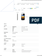 Galaxy y - Tech Specs _ Samsung India