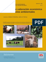 Cristeche E- Penna a- (2008) Métodos de Valoración Económica de Los Servicios Ambientales