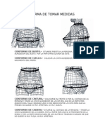 Como Tomar Medidas Ilustrado Damas Uvm