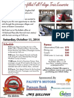 SOLD OUT! The Bulletin's Fall Foliage Train Excursion 2014 