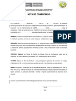 Acta de compromiso para la gestión de riesgos y desastres en instituciones educativas del Perú