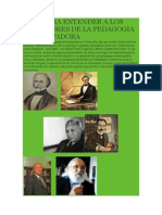 Leer para Entender A Los Pensadores de La Pedagogia Emancipadora