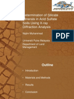 Determination of Silicate Minerals in Acid Sulfate Soils Using X-Ray Diffraction Analysis
