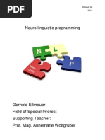 Neuro Linguistic Programming - Spezialgebiet