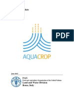 AquaCropV40Note PDF