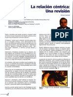 La Relacion Centrica. Una Revision PDF