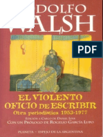 Walsh Rodolfo - El Violento Oficio de Escribir PDF
