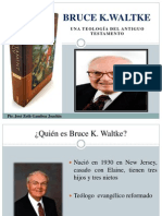 Bruce Waltke - Jose Zeth Listo