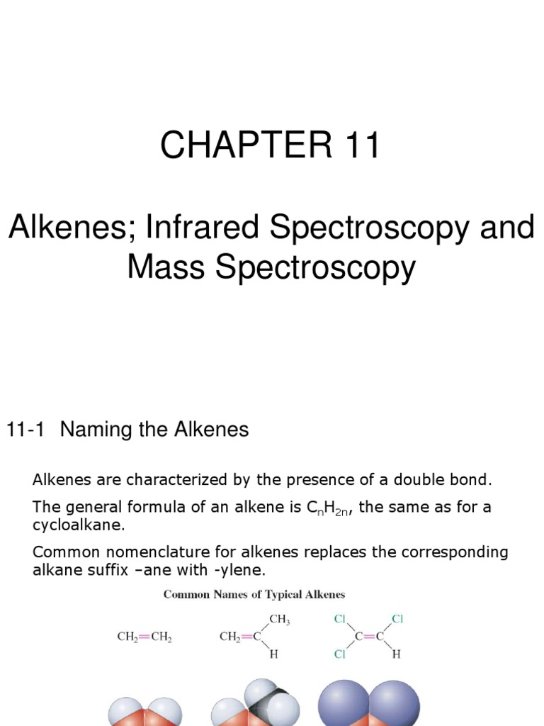Vollhardt 6e Lecture PowerPoints Chapter 11 PDF Alkene Infrared