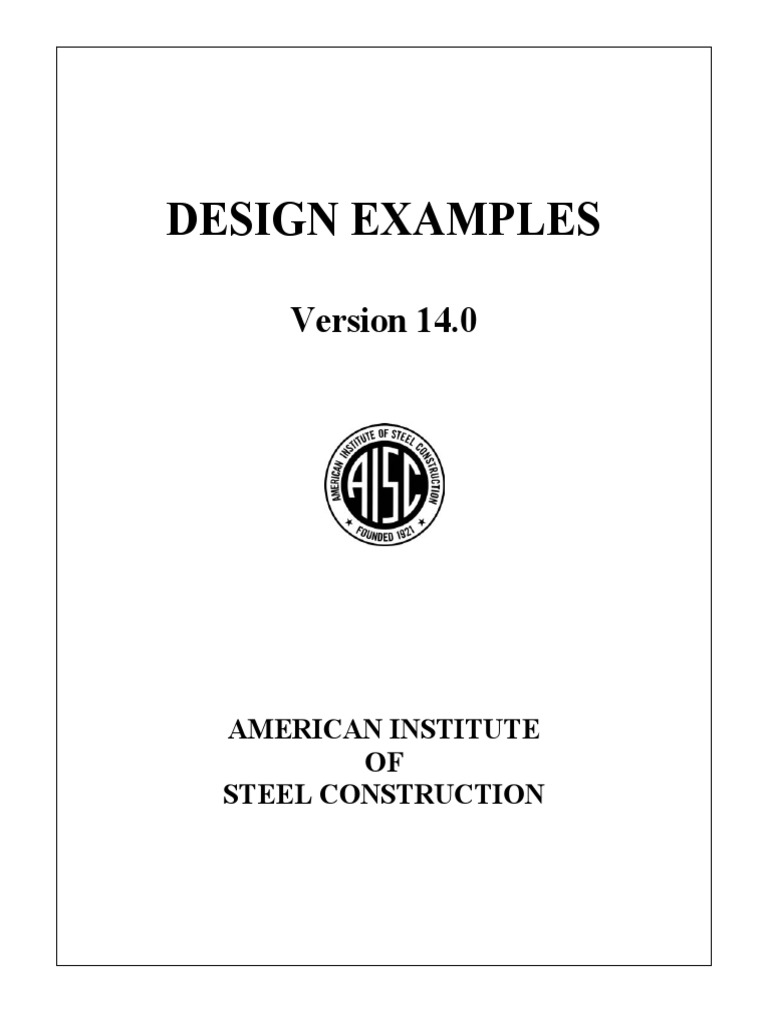 Steel+Construction+Manual+Design+Examples,+V14 0+part+4+of+4 | PDF ...