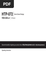 Download Pioneer HTP-072 Manual by Safwan Chowdhury SN235127006 doc pdf