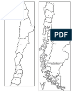 Mapa de Chile Para Pintar