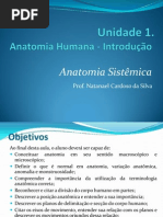 Anatomi Sistêmica- Introdução à Anatomia -Generalidade s