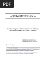 La Educación Para El Trabajo