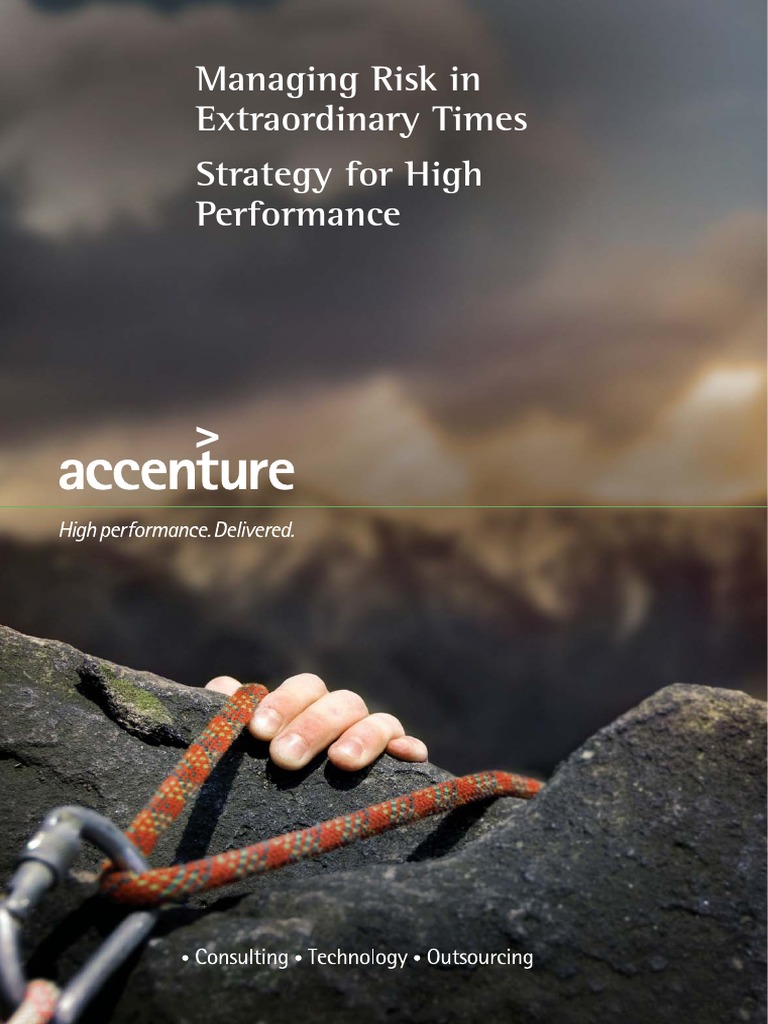 Accenture Managing Risk in Extraordinary Times | PDF | Risk | Strategic ...