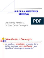 Teorias de La Anestesia General