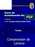 Exposición de Comprensión Lectura