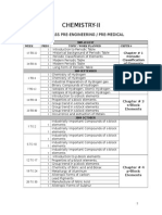 SCHEME OF STUDIES 2009-2010: Chemistry-Ii