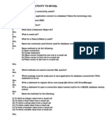 Database Connectivity to Mys