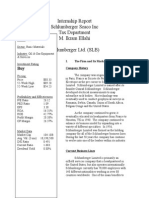 Internship Report Schlumberger Seaco Inc Tax Department M. Ikram Ellahi Schlumberger Ltd. (SLB)