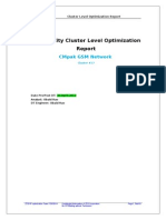 Lahore City Cluster Level Optimization: Cmpak GSM Network