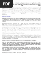 洋書 APPLICATIONS OF DIGITAL SIGNAL PROCESSI APPLICATIONS OF DIGITAL SIGNAL PROCESSI