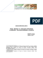 Educación inclusiva y alimentaria: potencialidades y desafíos de las aulas abiertas