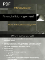 Why Finance???: Financial Management