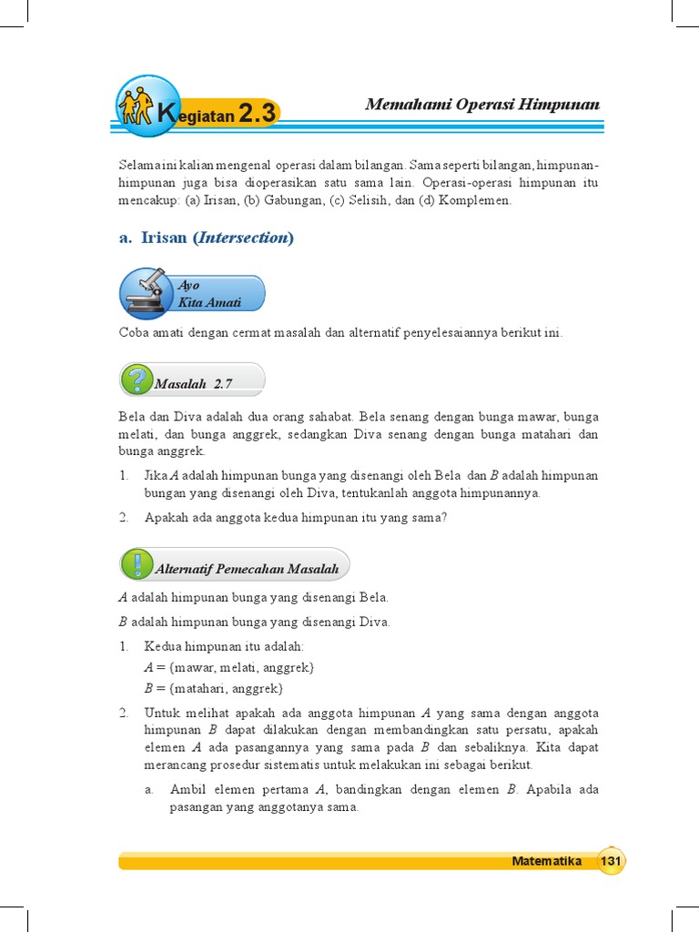 Keg 2 3 Memahami Operasi Himpunan