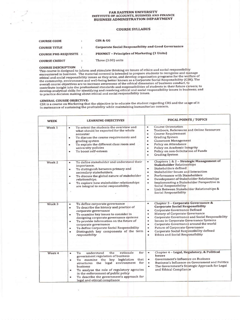 Corporate Social Responsibility Governance Corporate - 