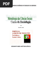 Portugal, A Equipa de Todos Nós - Desmontagem Metodológica