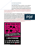 II Négation Des Violences Dans La Prostitution