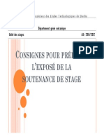 Consignes Expose Gm 2012