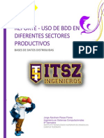 BDD en Sectores Productivos - Reporte