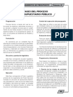 Fases de Presupuesto Publico