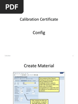 Calibration Certificate