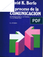 El Proceso de La Comunicacion David k Berlo