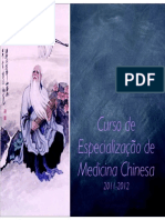 Curso Especialização de Medicina Chinesa - Guia Aluno 2011-2012