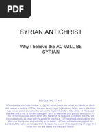 SYrian Antichrist