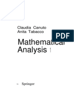 Analisis Matematico I Claudia Canuto Traducido en Español