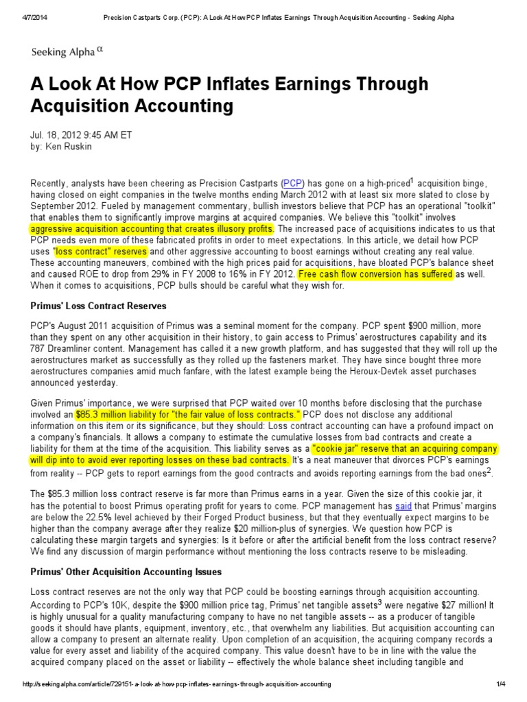 precision-castparts-corp-mergers-and-acquisitions-goodwill-accounting