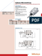 Cabezas micrométricas serie 152 para comparador óptico y microscopio