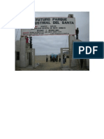 Foto de Entrada y Letrero Del Parque Industrial Nvo Chimbote