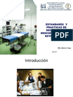 Estandares Desinfección, Descontaminación y Esterilización