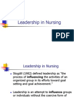 211440450 Leadership in Nursing Nursing Administration Ppt