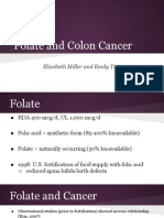 Folate and Colon Cancer