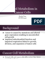 Altered Cancer Metabolism