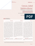 Caracas, Ciudad Histórica Diversa. Aproximación A La Valoración Espacio-Temporal de Los Tejidos Urbanos - Carola Herrera Napoleón